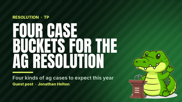 Four Case Buckets for the Ag Resolution by Jonathan Helton