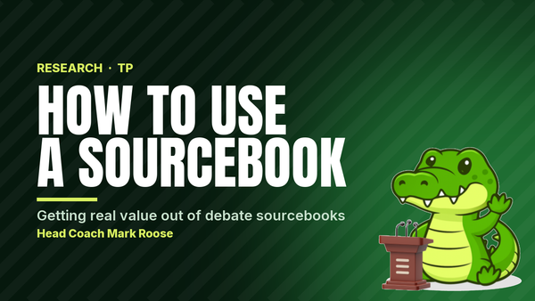 How To Use A Sourcebook - Mark Roose