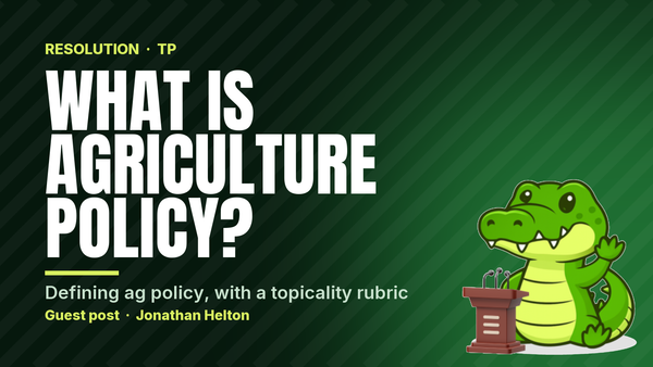 What is agriculture policy?