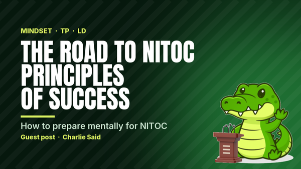 The Road to NITOC - Principles of Success - Charlie Said