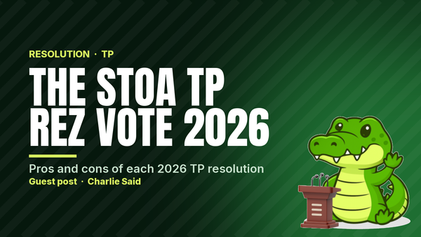 The Stoa TP Rez Vote 2026 - Charlie Said