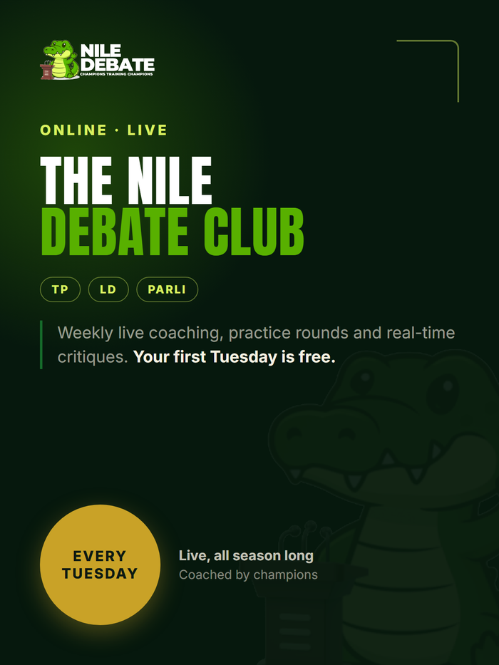 The Nile Debate Club Online
